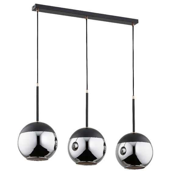 Lustra Pendul Alfa Volda Neagra 3xE27
