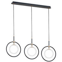 Lustra Pendul Alfa Akira Neagra & Alba 3xE14