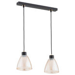Lustra Pendul Alfa Anion Neagra 2xE27