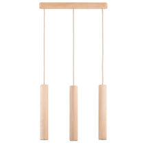 Lustra Pendul Alfa Anaid Lemn 3xGU10 Led