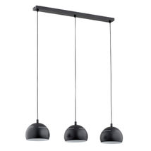 Lustra Pendul Alfa Plus Neagra 3xE14