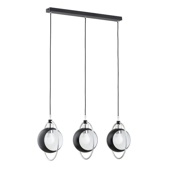Lustra Pendul Alfa Olimpia Neagra 3xE27