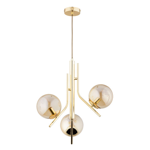 Lustra Pendul Alfa Estel Aurie 3xE14