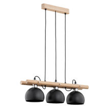 Lustra Pendul Alfa Emoris Lemn 3xE27