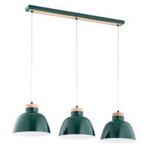 Lustra Pendul Alfa Lorien Green 3xE27