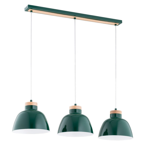 Lustra Pendul Alfa Lorien Green 3xE27