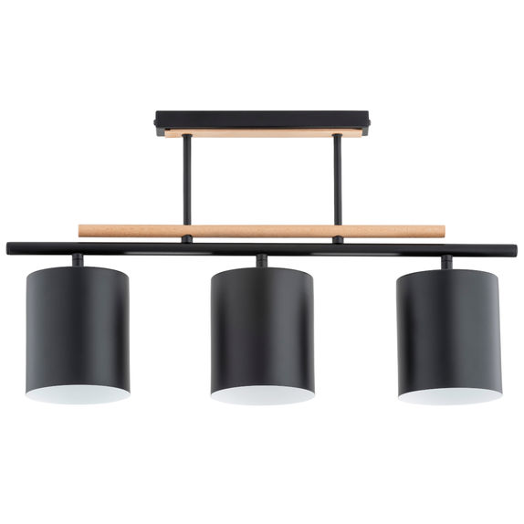 Lustra Alfa Arczi Neagra 3xE27