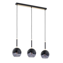 Lustra Pendul Alfa Miltona Neagra 3xE27