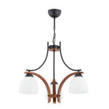 Candelabru Alfa Bafia 3xE27 Lemn