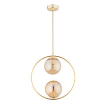 Lustra Pendul Alfa Adino 10 Aurie 2xE14