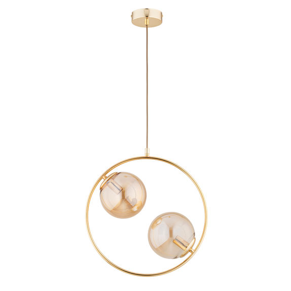 Lustra Pendul Alfa Adino S 10 Aurie 2xE14