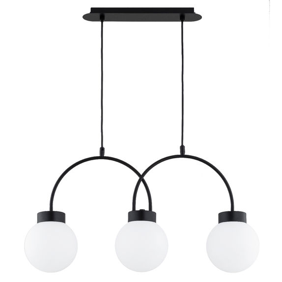 Lustra Alfa Darso Neagra & Alba 3xE14