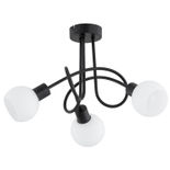 Lustra Alfa Eryka Neagra 3xE14