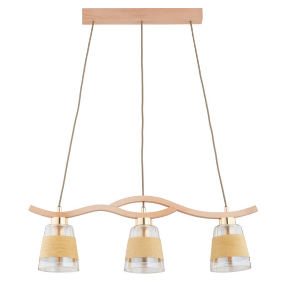 Lustra Pendul Alfa Fores Pro Lemn 3xE14