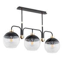 Lustra Alfa Almary Neagra 3xE27
