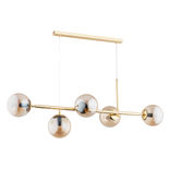 Lustra Pendul Alfa Dansa Aurie 5xE14