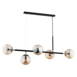 Lustra Pendul Alfa Dansa Neagra 5xE14