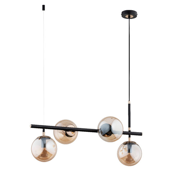Lustra Pendul Alfa Fiore Neagra 4xE14