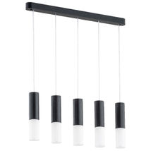 Lustra Pendul Alfa Eliot Neagra & Alba 5xE14