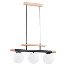 Lustra Pendul Alfa Trendy Lemn 3xE14