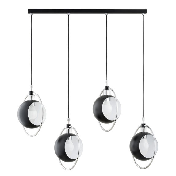 Lustra Pendul Alfa Olimpia Neagra 4xE27