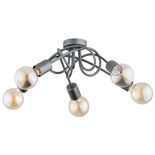 Lustra Alfa Inter Silver 5xE27