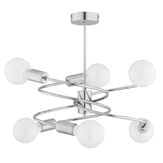 Lustra Alfa Disco Chrome 6xE27