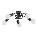 Lustra Alfa Farta Neagra 5xE27