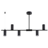 Lustra Alfa Uranos Neagra 5xGU10