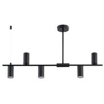 Lustra Alfa Uranos Neagra 5xGU10