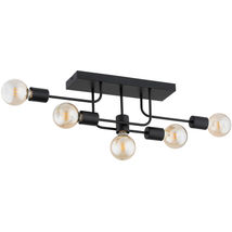 Lustra Alfa Goisa Neagra 5xE27