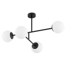 Lustra Alfa Dilon Neagra & Alba 4xE14