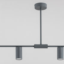 Lustra Alfa Uranos Neagra 4xGU10