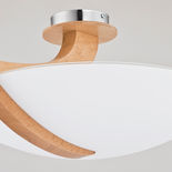 Lustra Alfa Calmi Ampla Lemn 3xE14