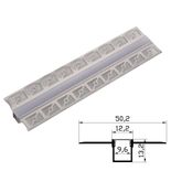 Profil din aluminiu pentru rigips incastrat 1m