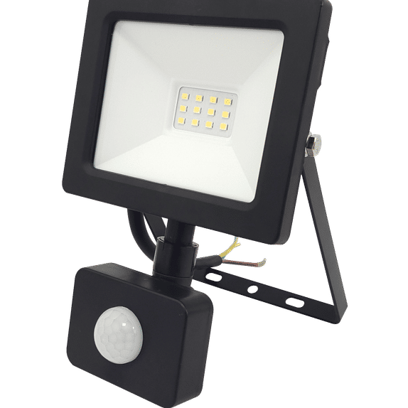 Proiector Led cu Senzor de Miscare 10W=50W,SMD Galaxy 6000K, lumina rece 165x118mm