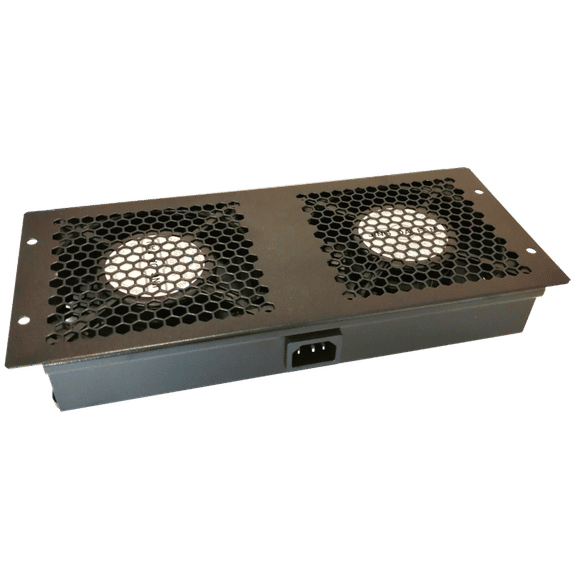 Modul ventilatie plafon 2 fan + cablu, interconectabil, pentru rack de podea - DATEUP