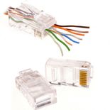Mufa RJ45 UTP cat.5e passthrough (100 buc) - EMTEX