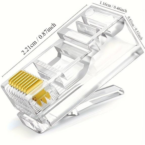 Mufa RJ45 UTP cat.6A passthrough (100 buc) - EMTEX