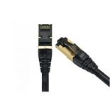 Patchcord FFTP RJ45-RJ45 Cat.8, LSZH, 3m, negru - EMTEX