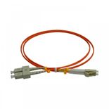 Patchcord FO SC/PC-LC/PC, MM OM2 50/125, manta LSZH 3.0mm, duplex 5m - Emtex