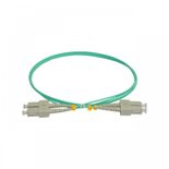 Patchcord FO SC/PC-SC/PC, MM OM3 50/125, manta LSZH 3.0mm, duplex 2m - Emtex