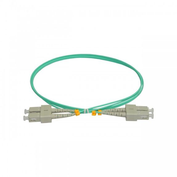 Patchcord FO SC/PC-SC/PC, MM OM3 50/125, manta LSZH 3.0mm, duplex 2m - Emtex