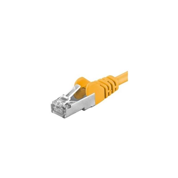 Patchcord SFTP RJ45-RJ45 Cat.6A, 0.5m, galben