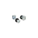Set surub RACK, nichelat, punga 50 bucati - EMTEX