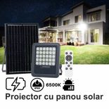 Proiector cu panou solar si telecomanda 5V/10W 100W