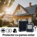 Proiector cu panou solar si telecomanda 5V/6W 50W