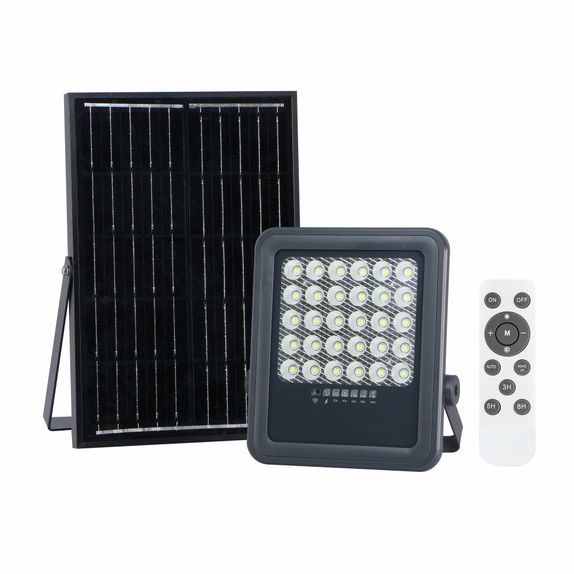 Proiector cu panou solar si telecomanda 5V/10W 100W