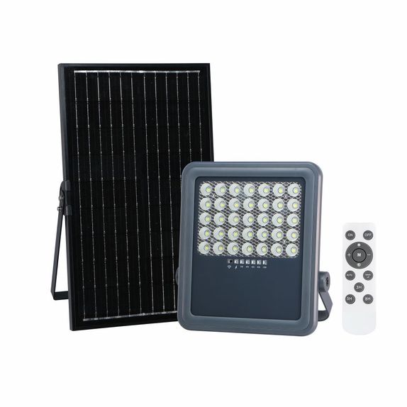 Proiector cu panou solar si telecomanda 5V/15W 200W