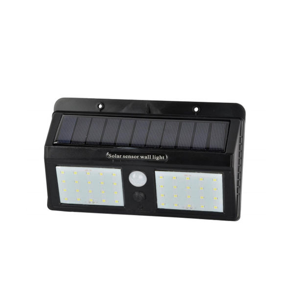 Aplica led perete cu panou solar 20W